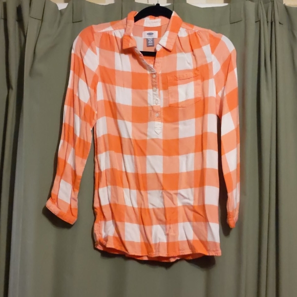 Old Navy Plaid Collared Shirt - Picture 1 of 1